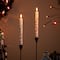 Northlight; Northlight 9.75" LED Flickering Flameless Wax Tapered Flying Bats Halloween Candles, 2ct.; Category:Halloween Candles; Image:5